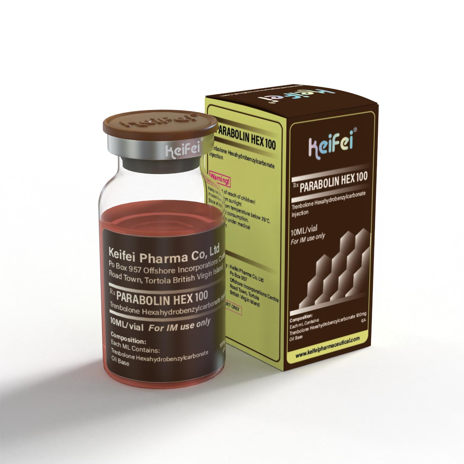 PARABOLIN HEX 100 Trenbolone Hexahydrobenzylcarbonate vial by Keifei Pharma